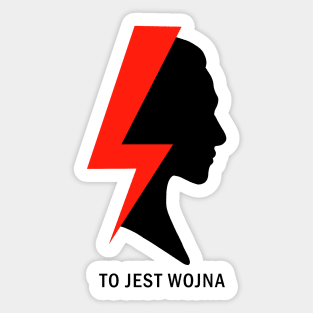 To jest wojna Sticker